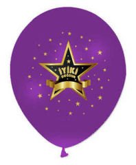 BALON BASKILI İYİKİ DOĞDUN YILDIZLI PK:100-KL:50