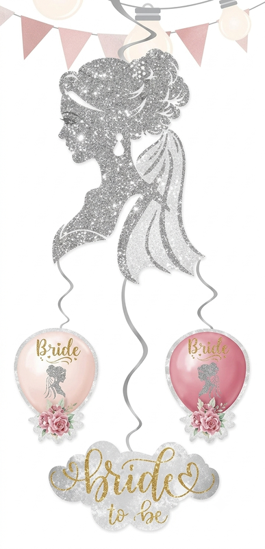SÜS SARKIT BRIDE TO BE 4 LÜ SET GÜMÜŞ PK:4 KL:300