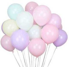 BALON DÜZ 12 İNC (MAKARON) KARIŞIK PK:100-KL:50