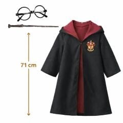 Harry Potter Bebek Kostüm Seti – Asa Gözlük Pelerin 71 cm (2-4 Yaş)