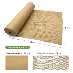 Petek Dolgu Ambalaj Kağıdı 38 Cm X 50 Metre