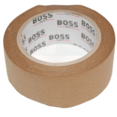 Yapışkanlı Kraft Çiçek Bandı - Maskeleme Bandı - Kahverengi - 5 cmx50 metre - Kağıt Bant