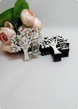 ahşap kafesli hayat ağacı ISIMLI