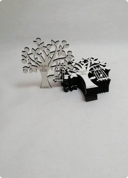 ahşap kafesli hayat ağacı ISIMLI