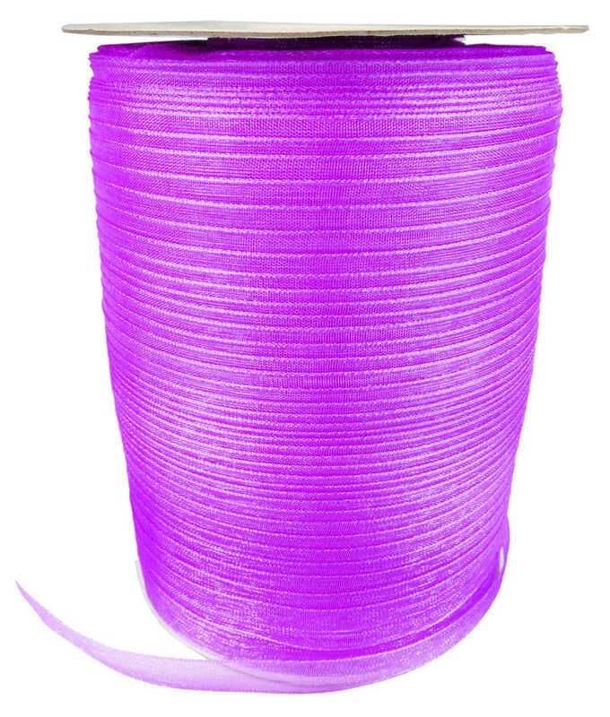KURDELA ORGANZE LİLA 6MM 500YARD-60