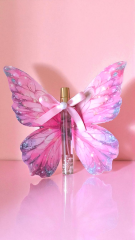 20 Li Kelebek dekorlu kolonyalı cam şişe Hediyelik