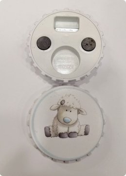 6 Cm Uv Baskılı KÜÇÜK Yuvarlak Mıknatıslı Açacak