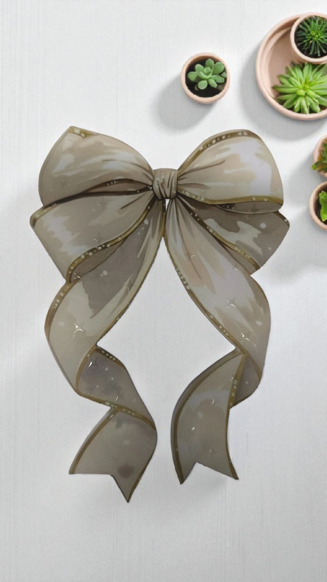 5 Li Çift taraf baskılı Kurdele figür