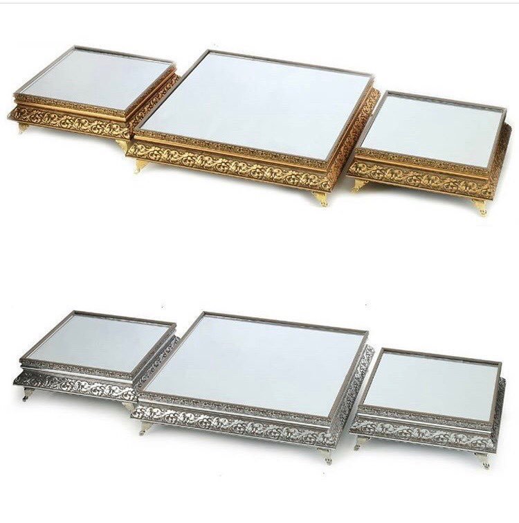 Ayaksız Kare Ahşap jardinyer takımı GUMUS