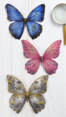 Çift taraf baskılı Kelebek figür (5 adet)