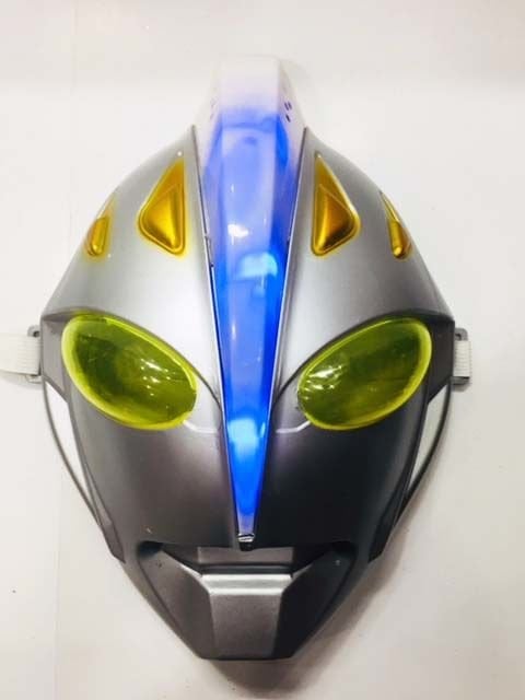 Led Işıklı Robot Uzaylı Maskesi Çocuk Boy