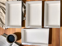 10 Lu 15×9×3 cm Beyaz asetat kapaklı kutu