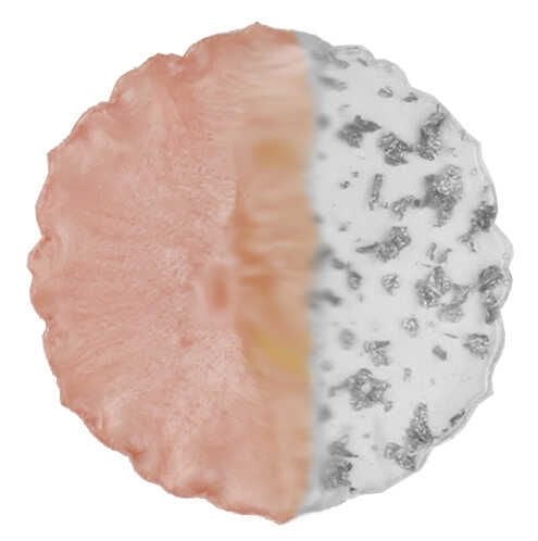 EPOKSİ YUVARLAK 7 CM PEMBE SEDEFE GÜMÜŞ PK:25