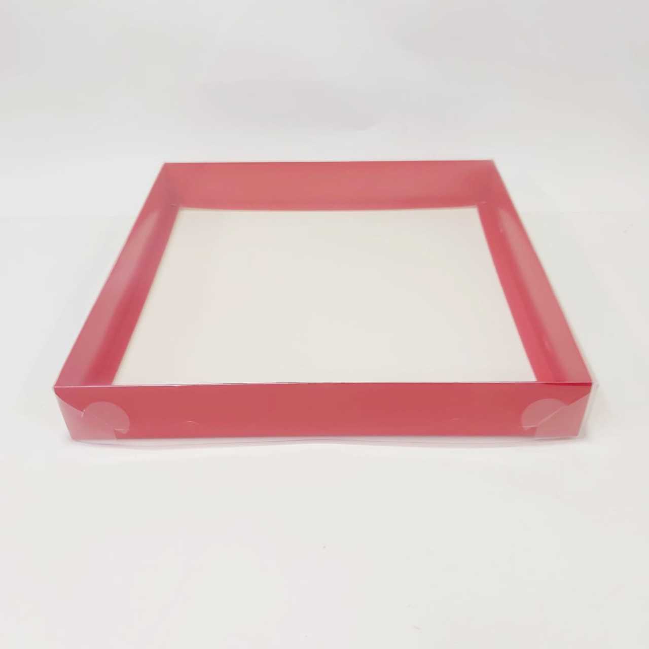 35x35x5 cm Altı Karton Üstü Asetat Kutu