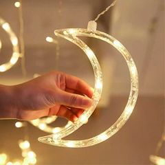 LED IŞIK PERDE AY YILDIZ 8 FONKSİYON GÜNIŞIĞI PK:1