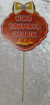 Fiyonklu kına yakmaya geldik Konuşma balonu