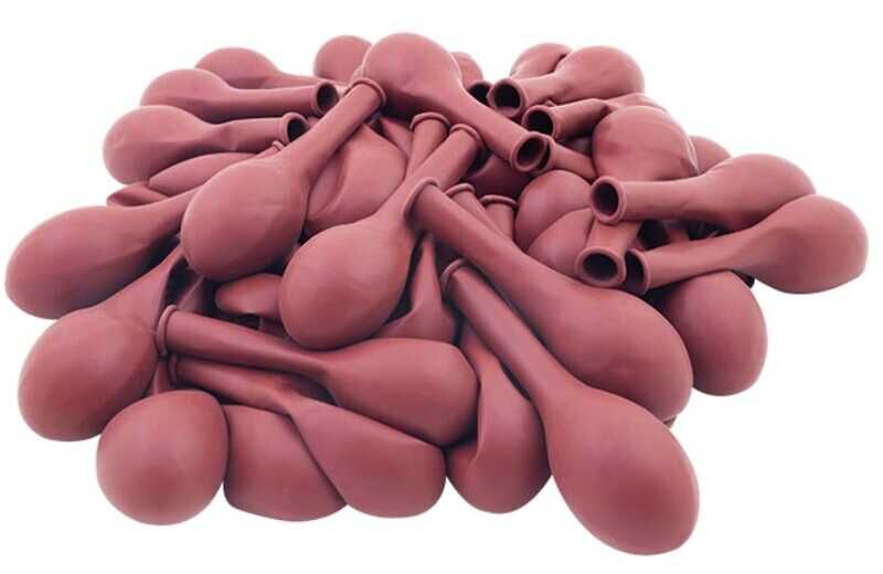 BALON DÜZ 12 İNC BORDO VİŞNE PK:100 KL:28