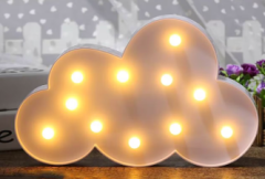 Led Işık Bulut Gece Lambası