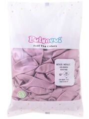 BALON METALİK DÜZ 12 İNC GÜL KURUSU PK:100 KL:28