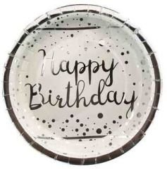 TABAK HAPPY BIRDTHDAY VARKL KARTON BEYAZ PK6-KL:48