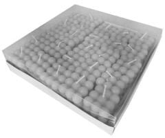 MUM BUBBLE GRİ 4,5X4,5 CM PK:25 KL:325