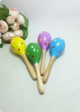 20 Cm Ahşap Marakas