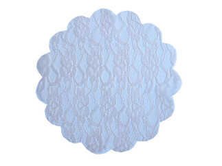 ORGANZE DANTEL DESENLİ KREM 22CM P100-100
