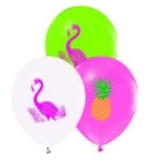 BALON FLAMINGO PASTELRENKLER PK:100 KL:50