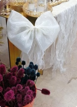 Organze tek fiyonk TEK FIYONK SIYAH