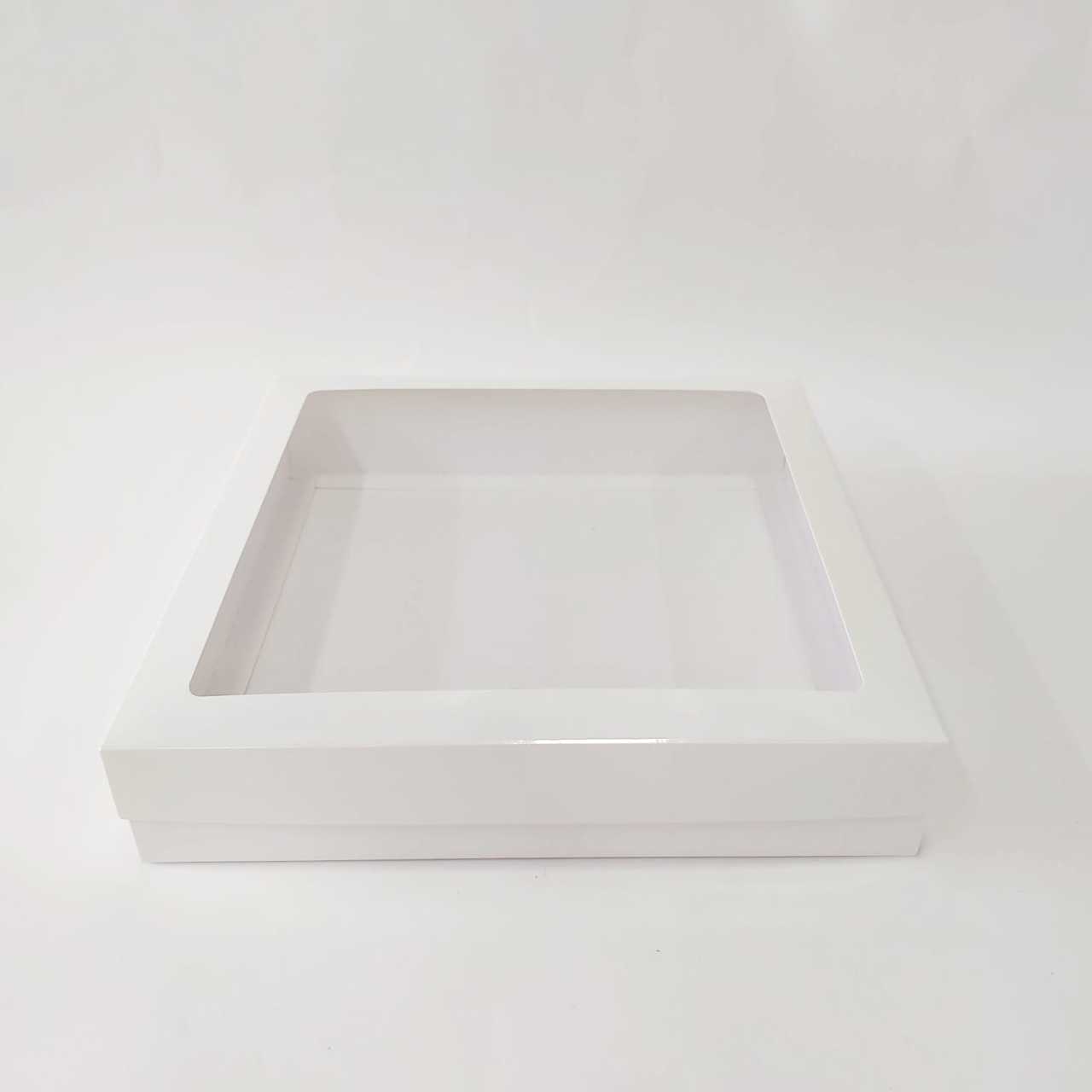 25x25x5 cm Pencereli Karton Asetat Kutu