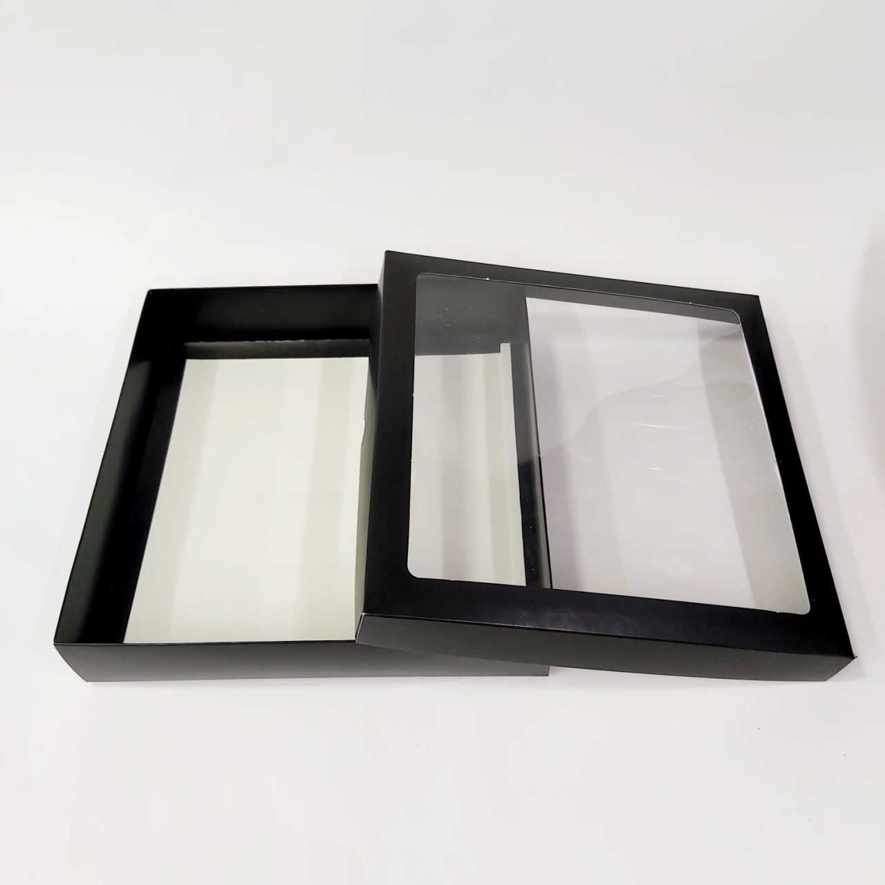 25x25x5 cm Pencereli Karton Asetat Kutu