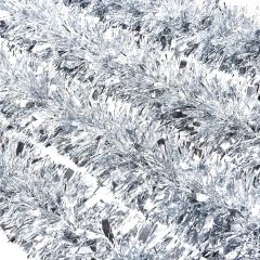 Parti İçin Sim Süs 2 Metre Uzunluk 8 cm Genişlik Gümüş Renk İthal