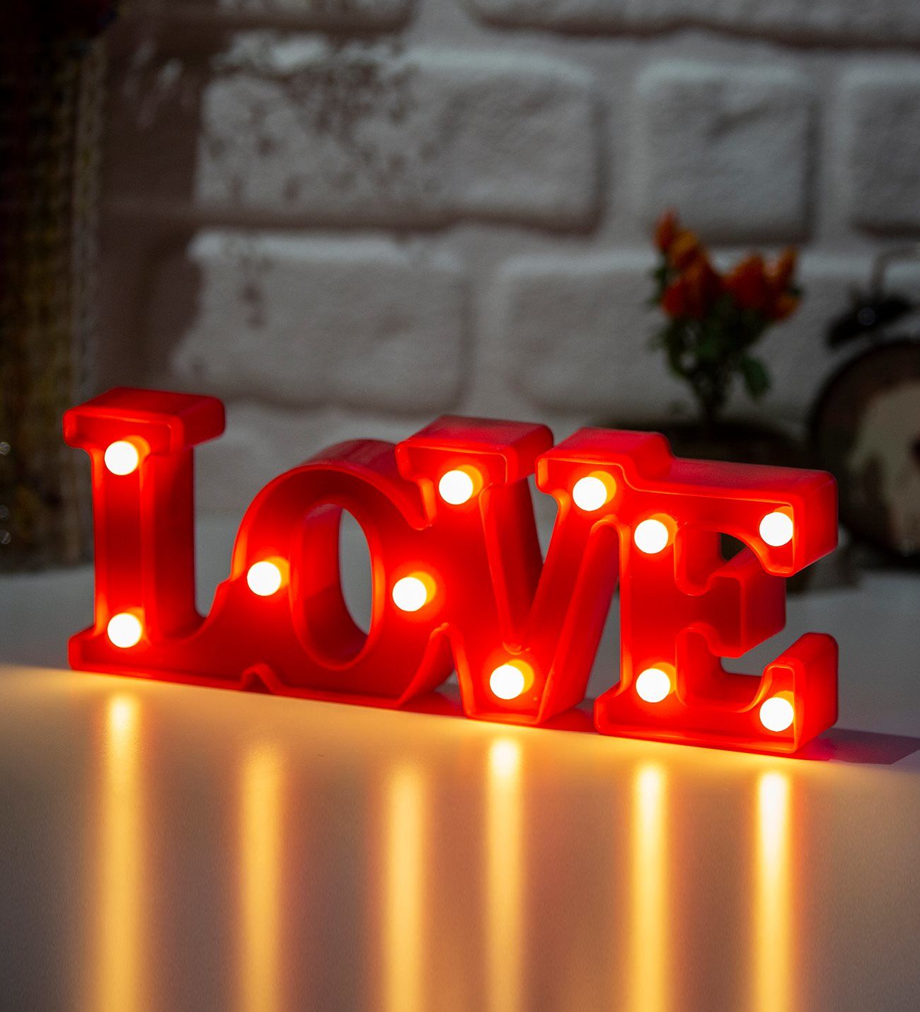 Led Işıklı Love Gece Lambası