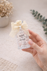 İsme özel Kolonyalı PVC dikdörtgen şişe hediyelik(20 adet)