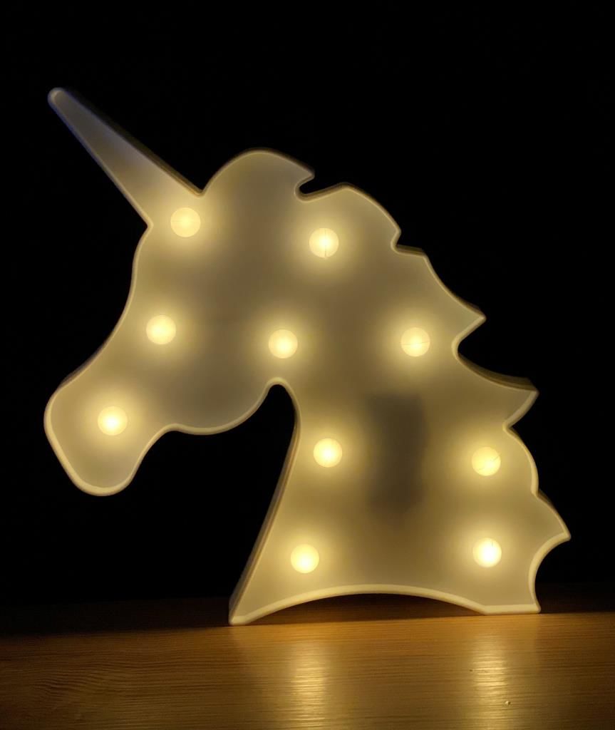 Led Işıklı Unicorn Gece Lambası