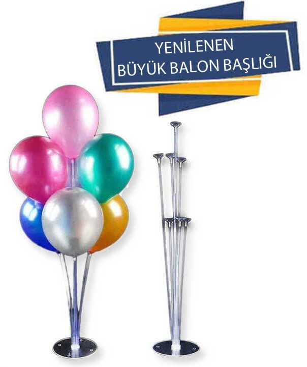 BALON SÜSLEME STANDI 75 CM ŞEFFAF PK:1 KL:20