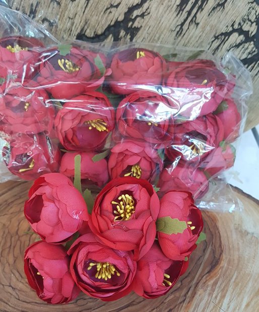 Kırmızı Tomur Sari İçli  Çiçekler