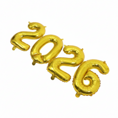 2026 Yılbaşı Süsleme Folyo Balon