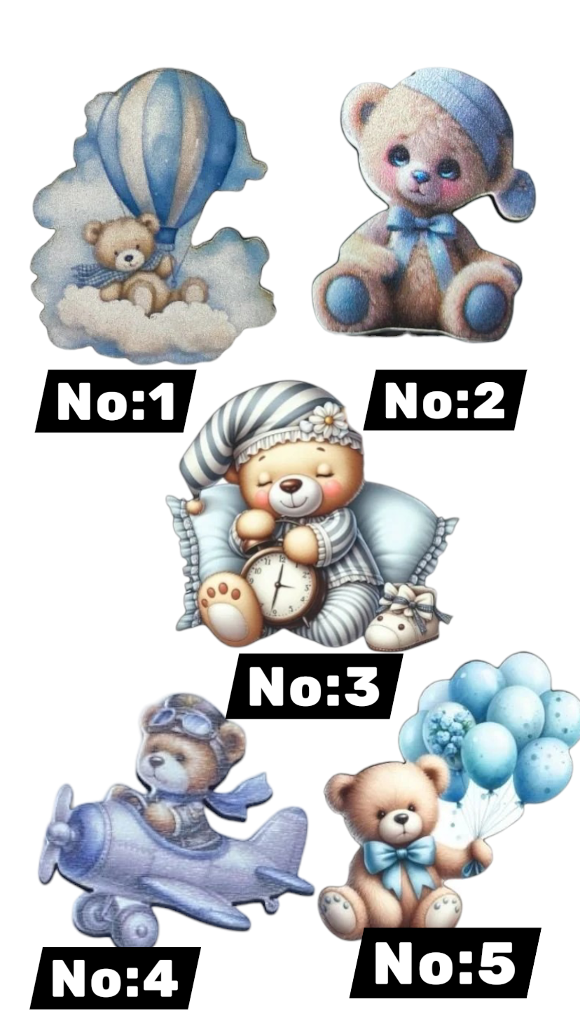 10 adet 15 cm  erkek ahşap obje & figür