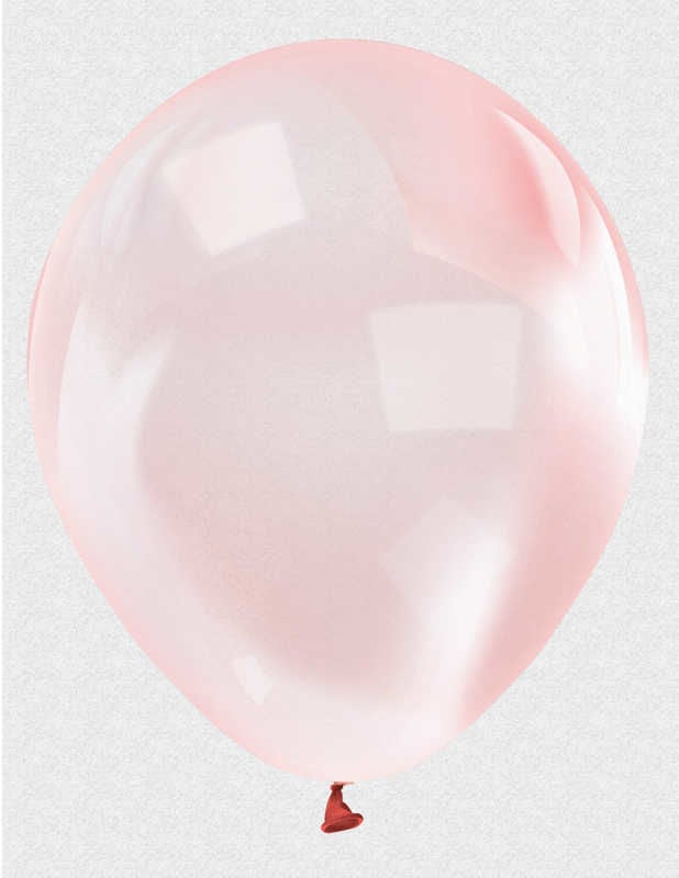 Kırmızı Renk Ekstra Şeffaf Lateks Balon 100 Adet