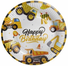 TABAK İNŞAAT HAPPY BIRHDAY 23 CM PK:8 KL:300