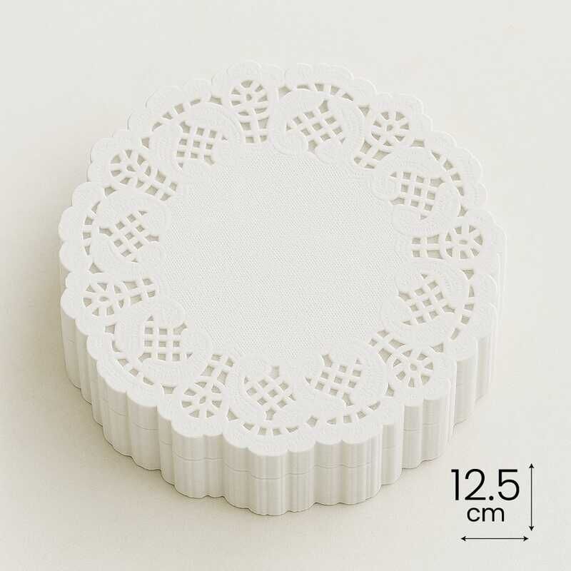 DANTEL KAĞIT BARDAK VE PASTA ALTLIĞI 12,5CM PK100