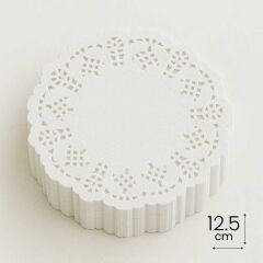 DANTEL KAĞIT BARDAK VE PASTA ALTLIĞI 12,5CM PK100