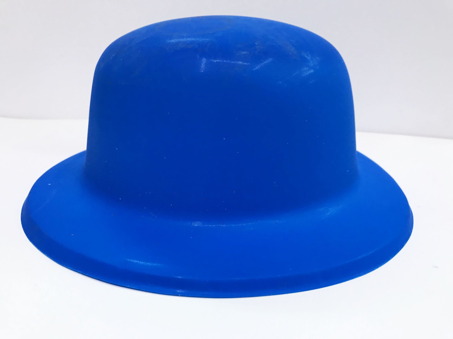 Neon Renk Plastik Melon Şapka Mavi Renk