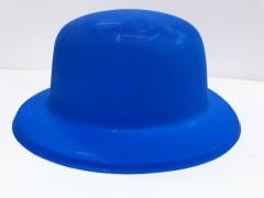 Neon Renk Plastik Melon Şapka Mavi Renk