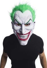 Yeşil Saçlı Plastik Killer Joker Maskesi 31x22 cm