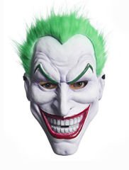 Yeşil Saçlı Plastik Killer Joker Maskesi 31x22 cm