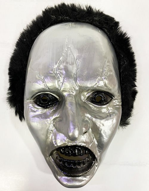 Siyah Saçlı Plastik Michael Myers Maskesi 26x17 cm