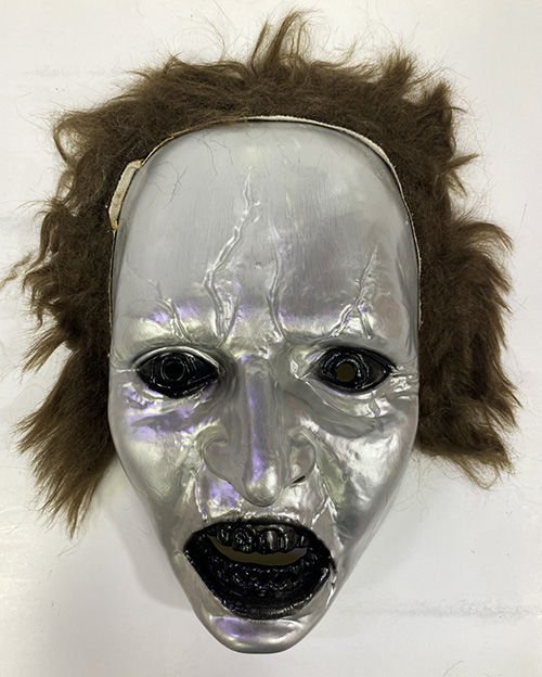 Koyu Kahve Saçlı Plastik Michael Myers Maskesi 26x17 cm