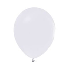 Metalik Balon Beyaz Renk 100 Adet